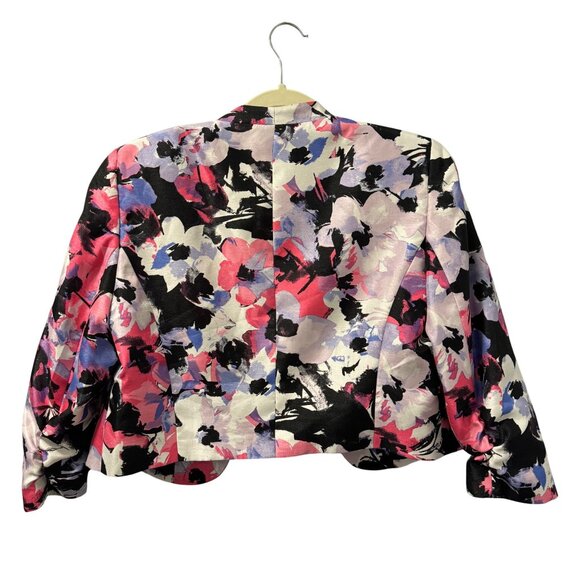 Evan-Picone Womens Floral Print Dress / Jacket Set Size 12 Outfit Set - Picture 10 of 12